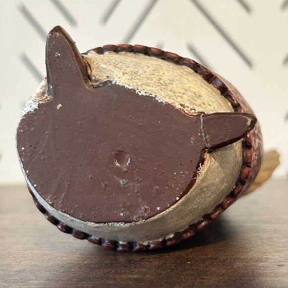 2 Curly Haired Angel Wing Figurines Red Robes Gold Heart Stars Christmas 6.5" - Picture 9 of 11